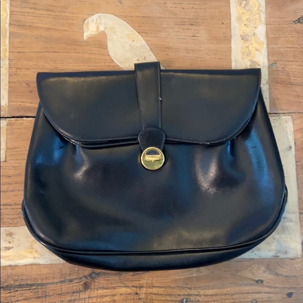 Sale! Vintage Salvatore Ferragamo Leather Clutch